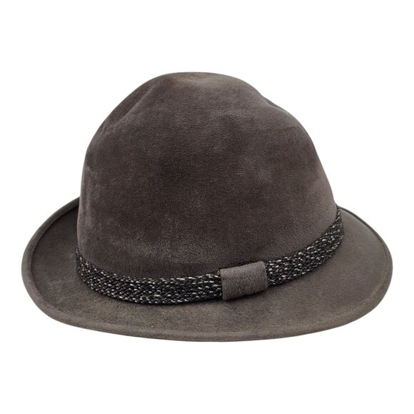 Vth Courtney Genuine Velour Fedora Royaltan DuPont Harry Levinson Mens Hat 7/8 - Picture 2 of 10